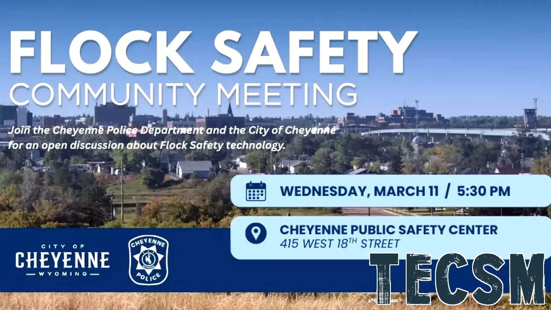 City of Cheyenne, police, to host community meeting about Flock Safety Technology
