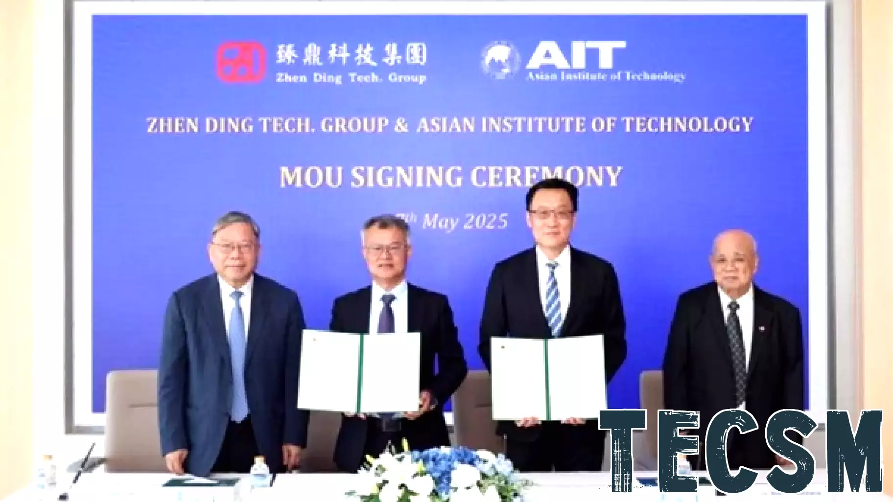Zhen Ding and AIT Collaborate for Future Industry-Academia Partnership
