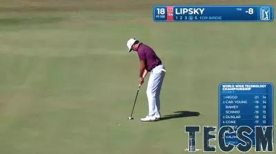 David Lipsky Achieves Birdie on Final Hole at World Wide Technology Championship
